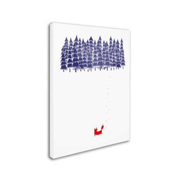 Robert Farkas 'Alone In The Forest' Canvas Art,18x24